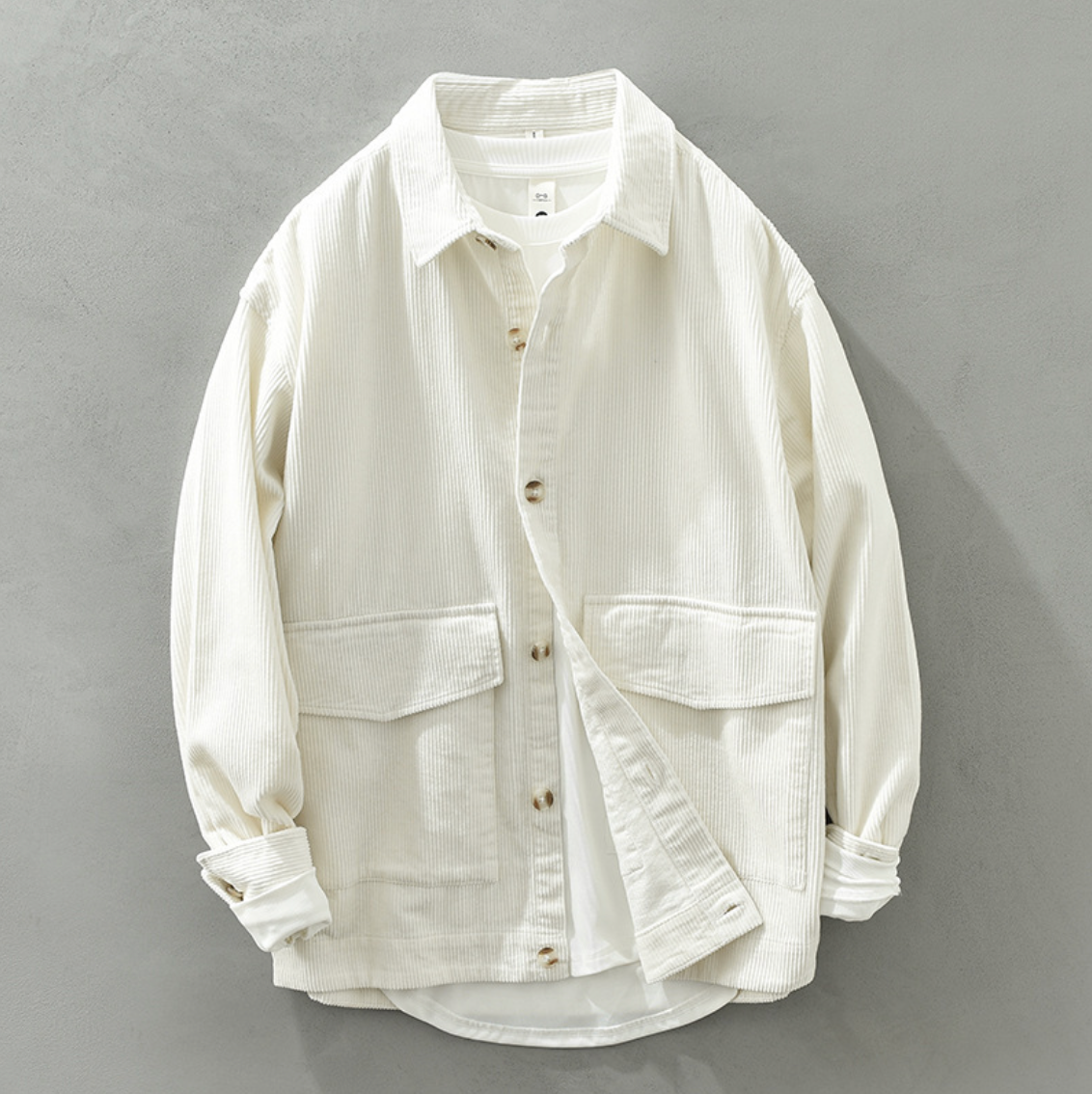 JAPANESE RETRO CORDUROY SHIRT