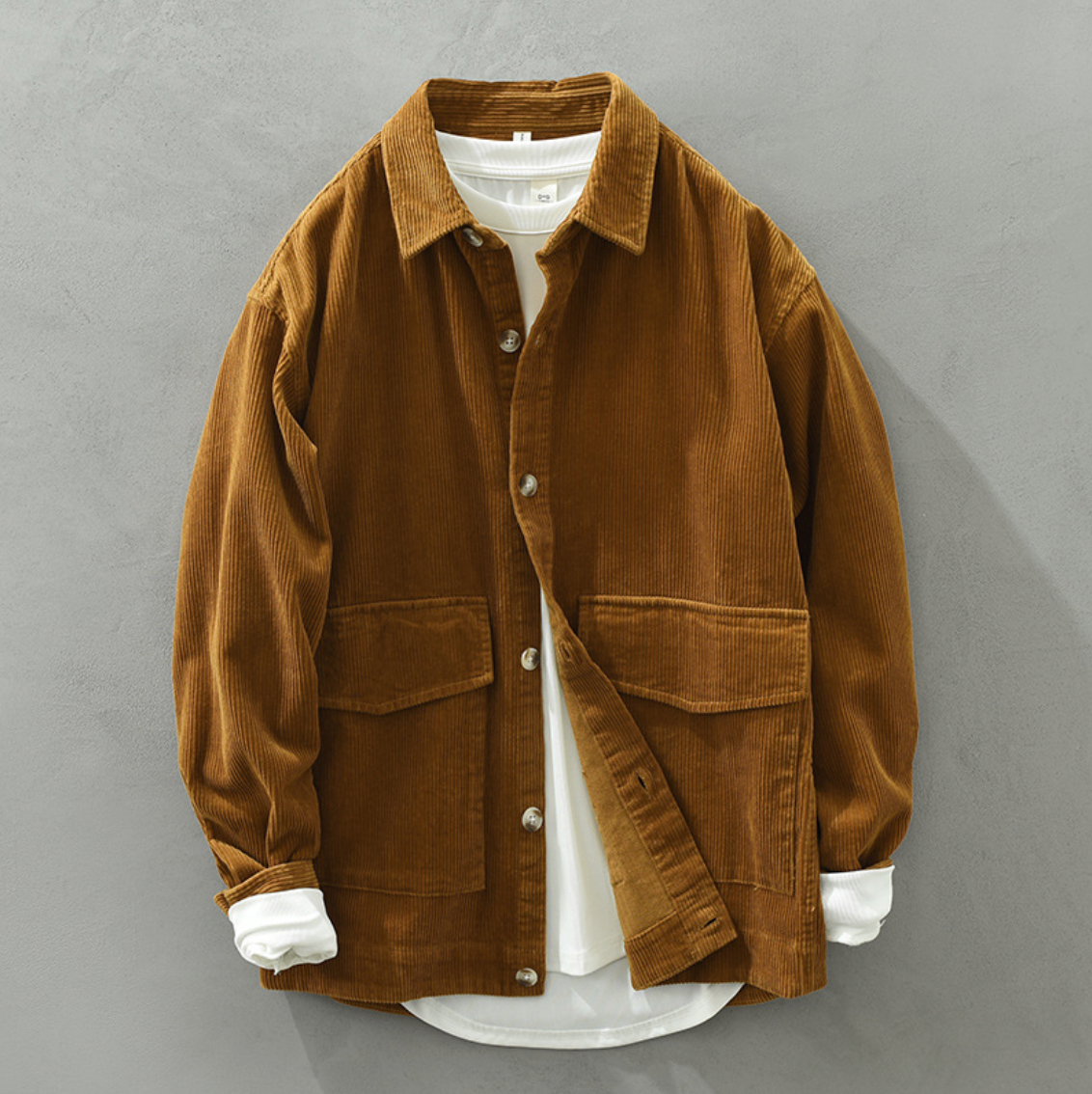 JAPANESE RETRO CORDUROY SHIRT