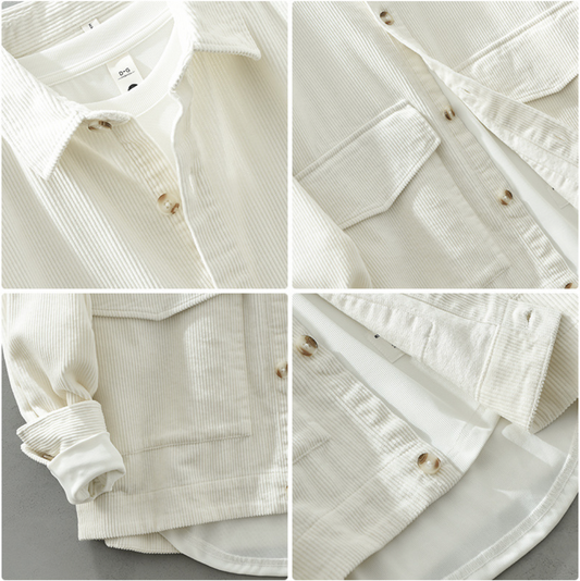 JAPANESE RETRO CORDUROY SHIRT