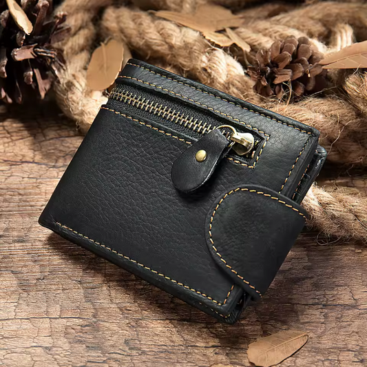 VINTAGE COWHIDE LEATHER WALLET