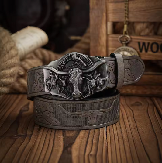 COWBOY LEATHER BELT