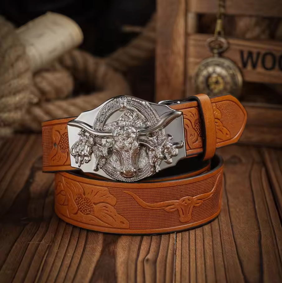 COWBOY LEATHER BELT