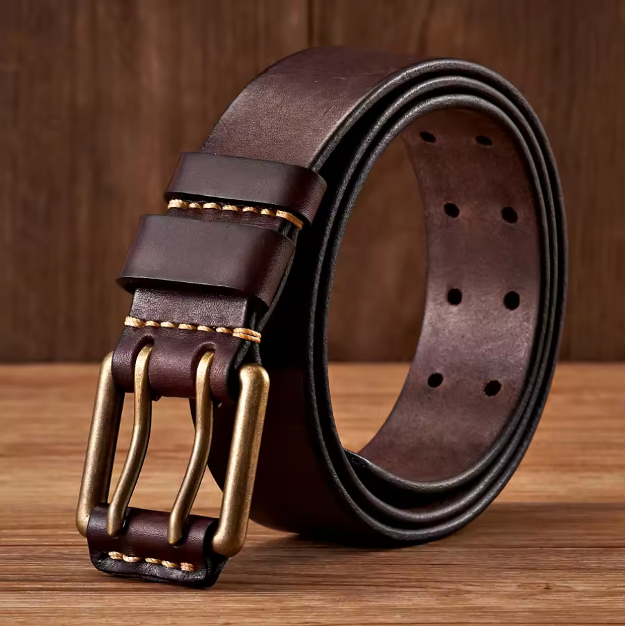 REAL LEATHER STITCH BELT