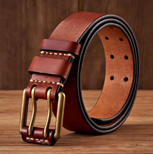 REAL LEATHER STITCH BELT