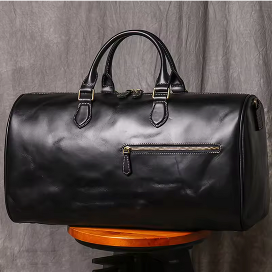 TRAVEL LEATHER DUFFLE BAG