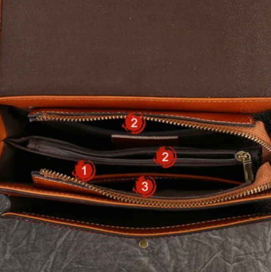 CLASSIC WOMAN LEATHER HANDBAG