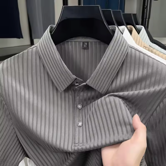 TENNIS STRIPE POLO SHIRT