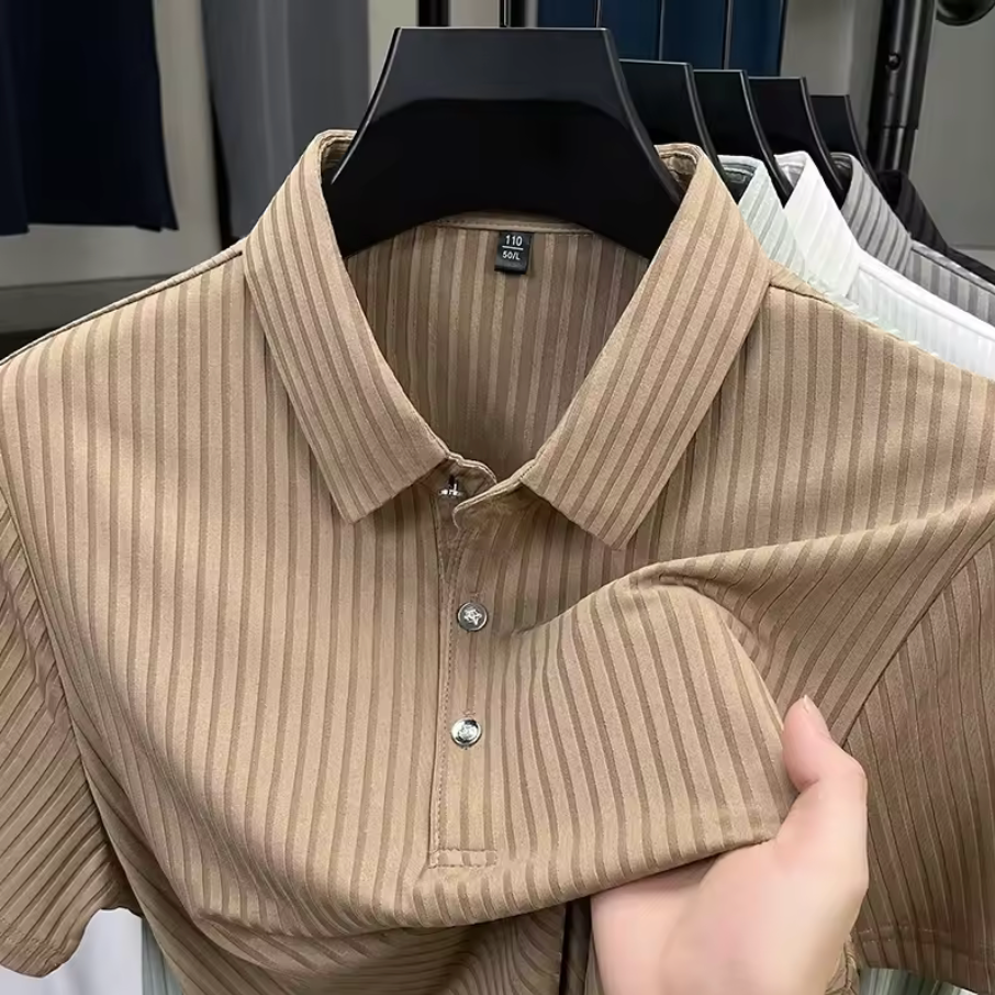 TENNIS STRIPE POLO SHIRT