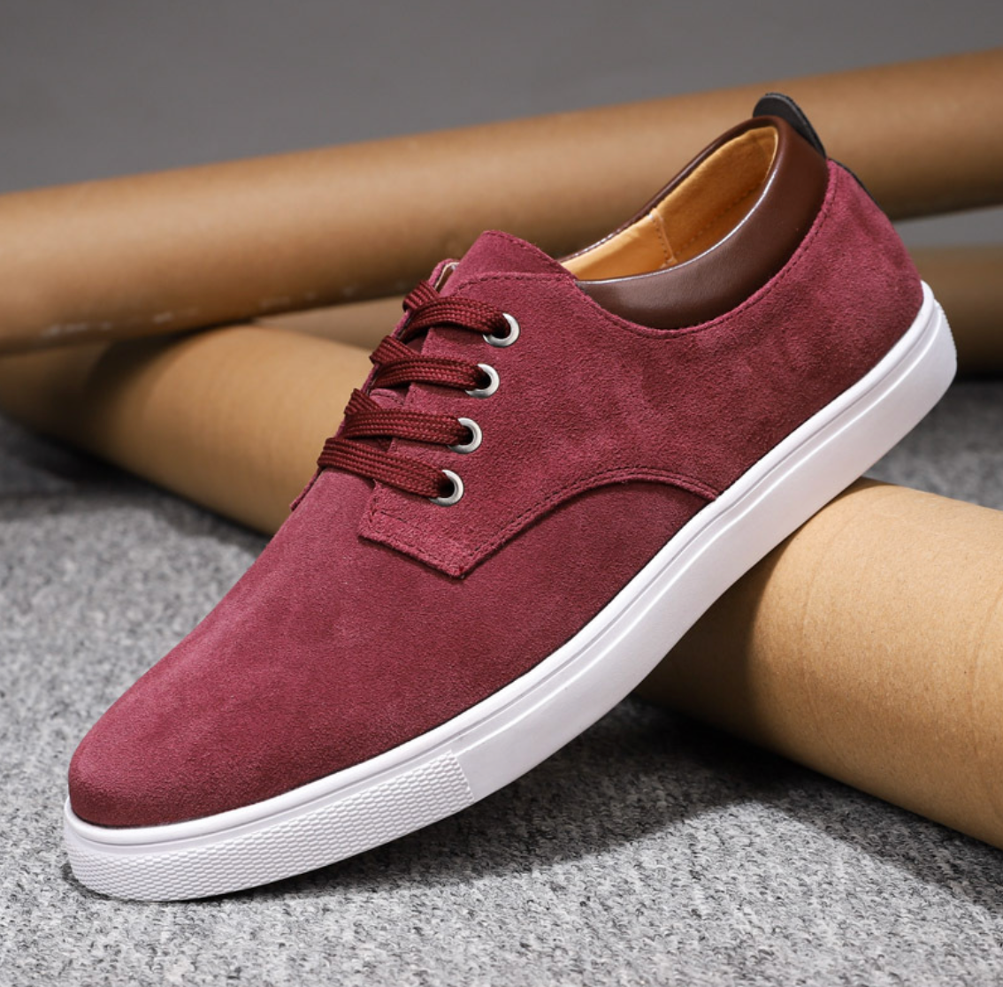 SUEDE CASUAL MEN'S SNEAKERS