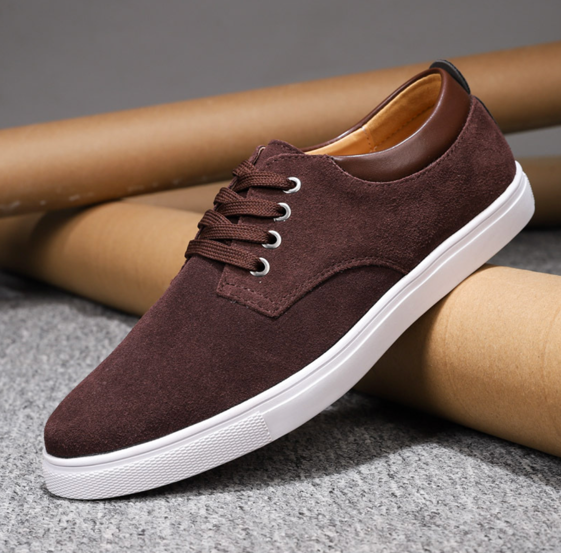 SUEDE CASUAL MEN'S SNEAKERS