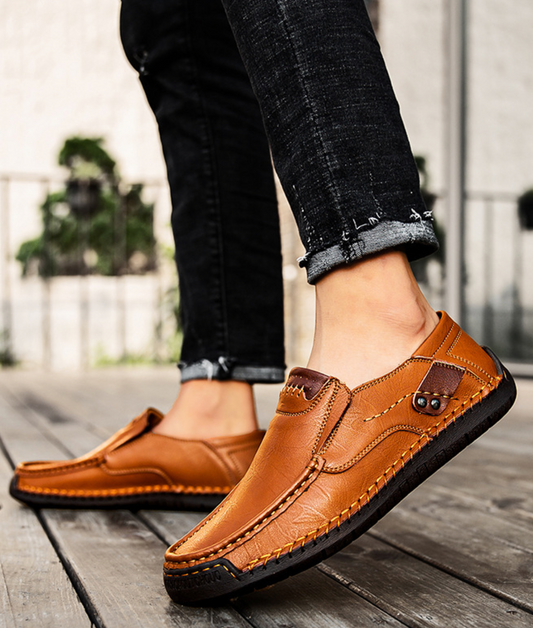 HANDMADE LEATHER LOAFERS