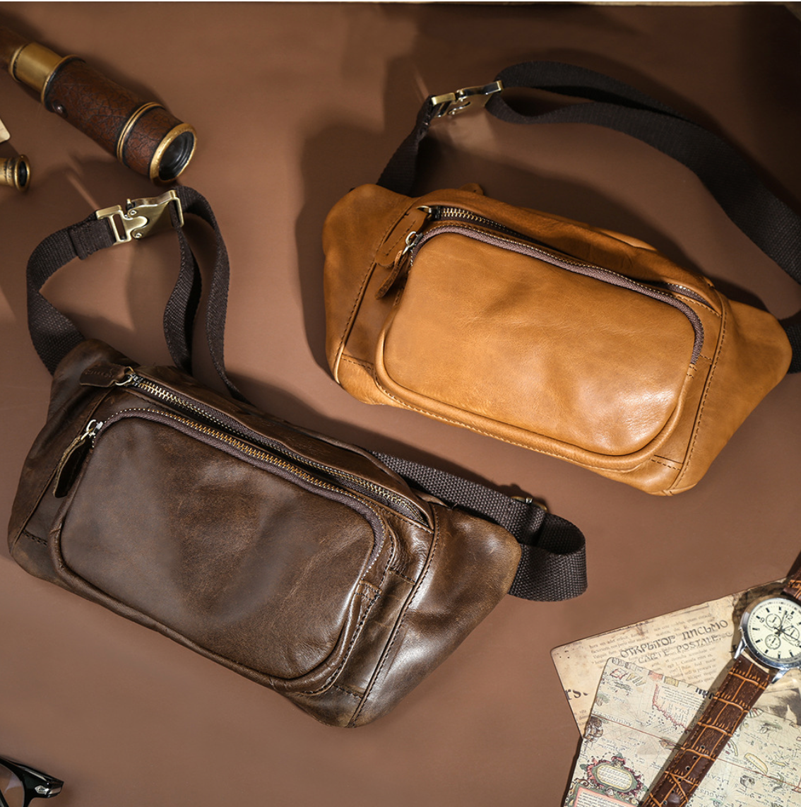 LEATHER WAIST BAG