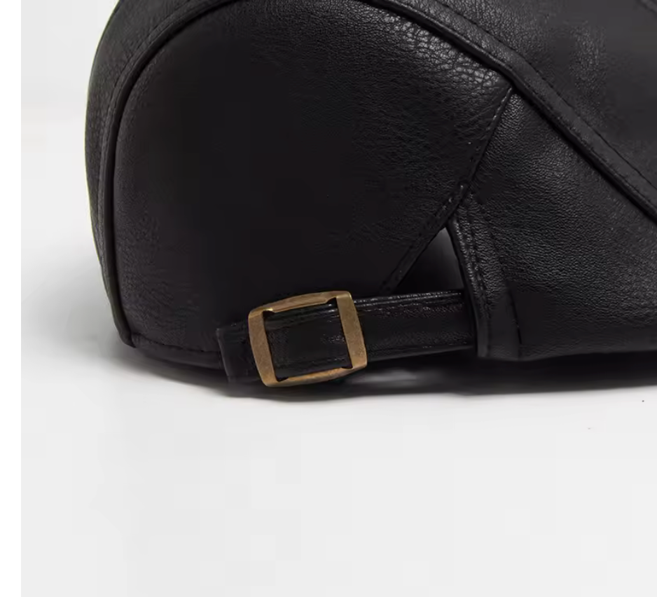 VINTAGE LEATHER BERET