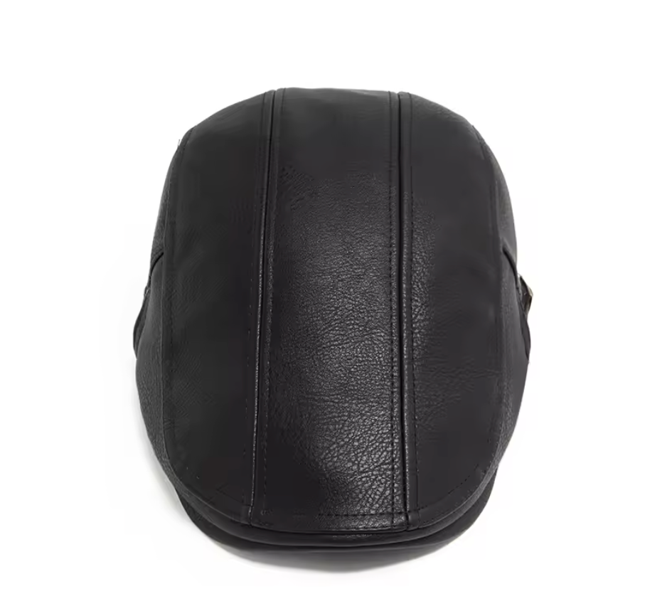 VINTAGE LEATHER BERET