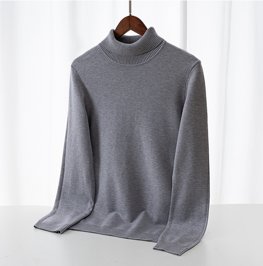 SOFT TURTLE NECK SWEATER