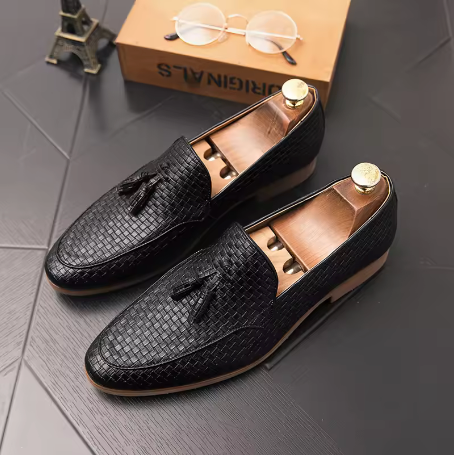 RETRO TASSEL SLIP ON LOAFERS