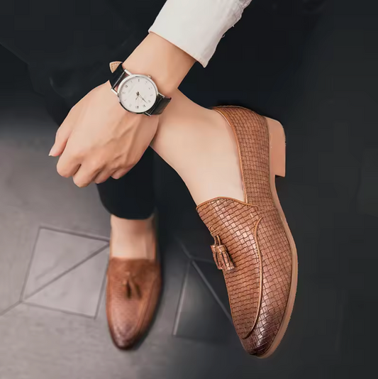 RETRO TASSEL SLIP ON LOAFERS