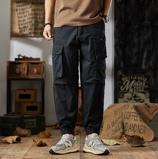 RELAXED FIT CARGO TROUSERS