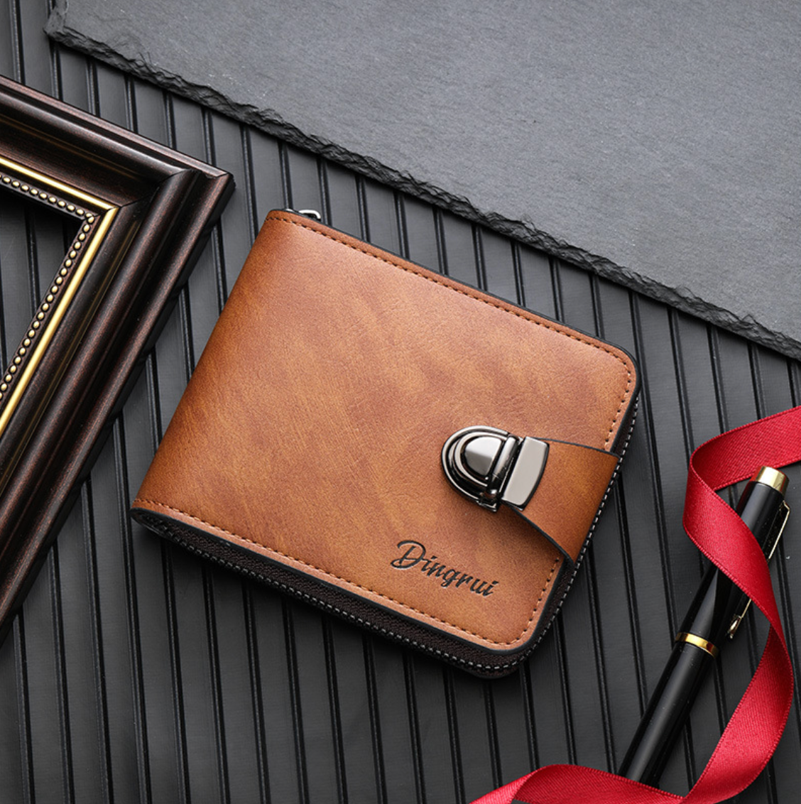 LEATHER CASUAL MODERN WALLET