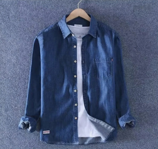 LONG SLEEVE DENIM SHIRT