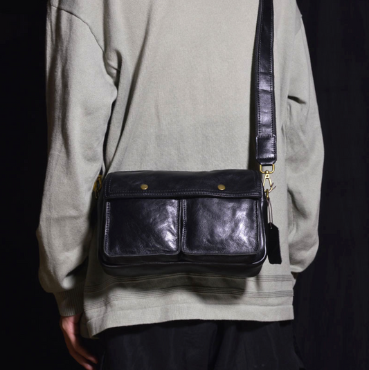 RETRO LEATHER MEN HANDBAG