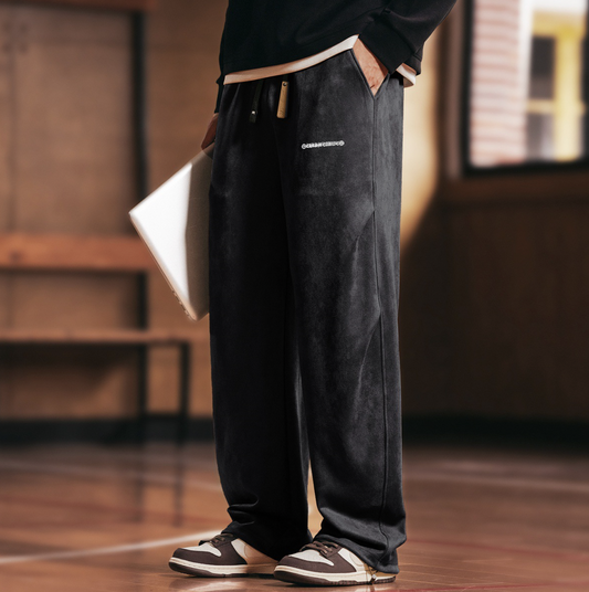 TRAVEL SUEDE COMFORTABLE TROUSERS