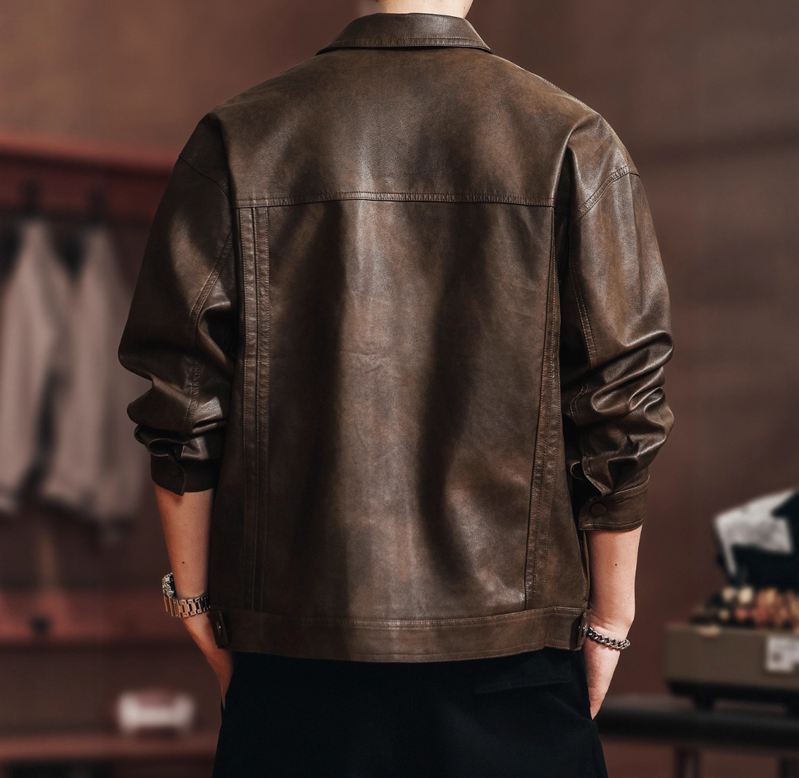 RETRO AMERICAN LEATHER JACKET