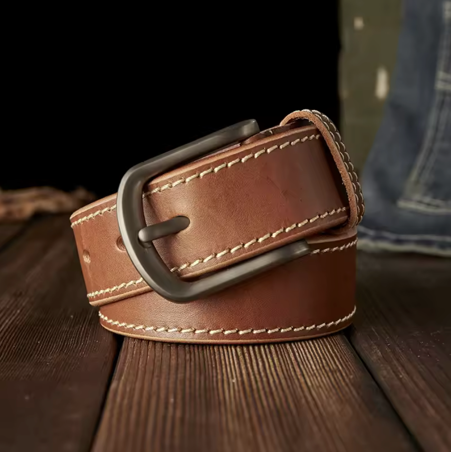 HANDMADE THICKENED GENUINE LEATHER BELT