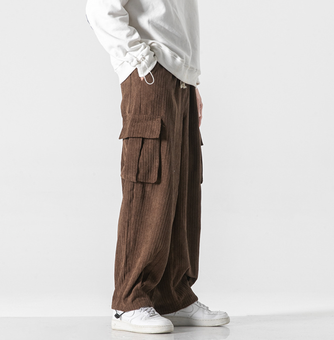 CORDUROY CARGO PANTS
