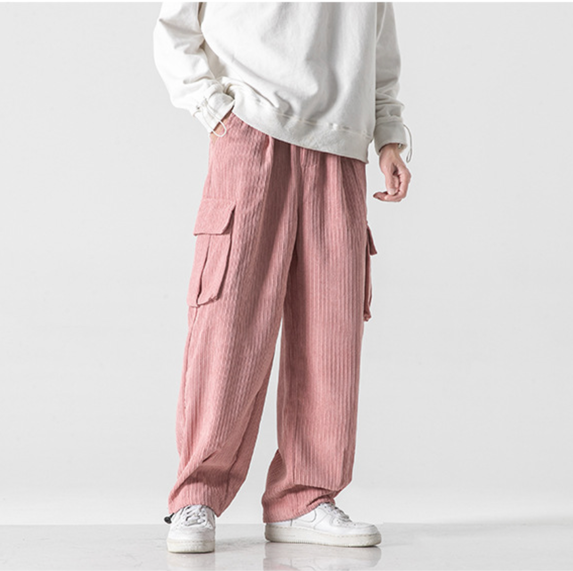 CORDUROY CARGO PANTS