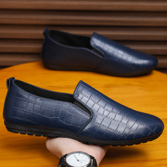 CROC-EMBOSS SLIP-ONS