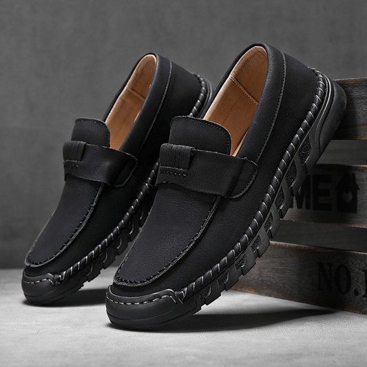 HAND-STITCHED MOC LOAFERS