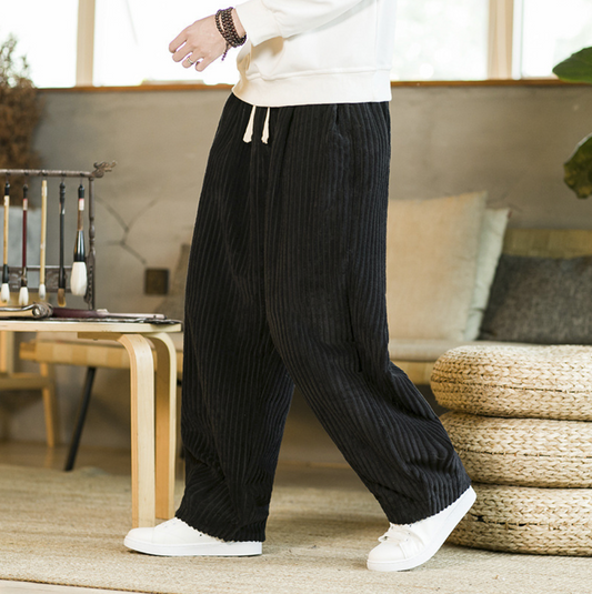 CORDUROY LANTERN TROUSERS