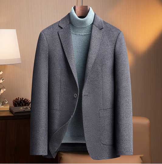 MULBERRY SILK WOOL BLAZER