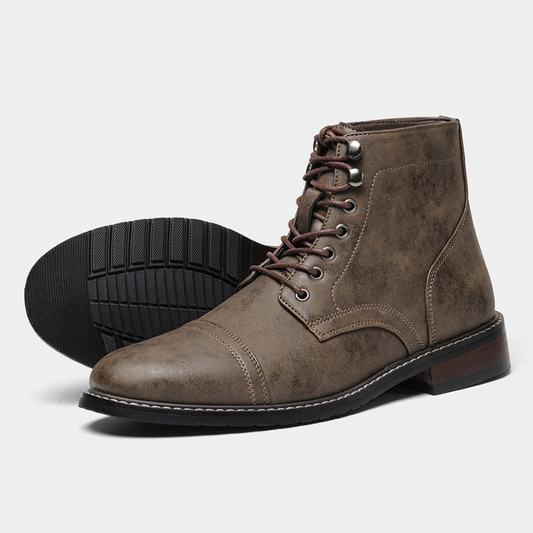 DURABLE RETRO CAP-TOE BOOTS