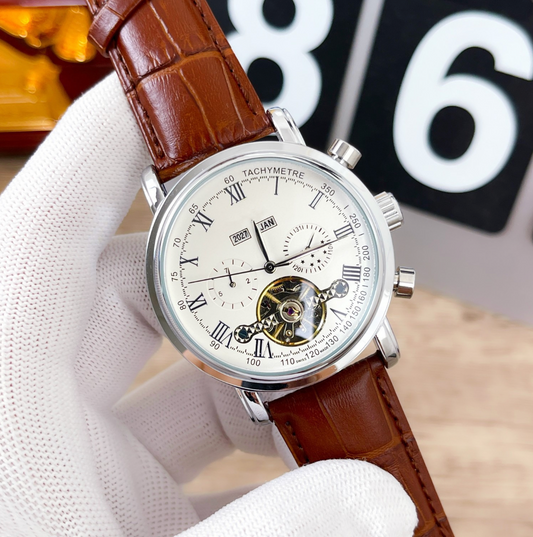 AUTOMATIC TOURBILLON CALENDAR WATCH