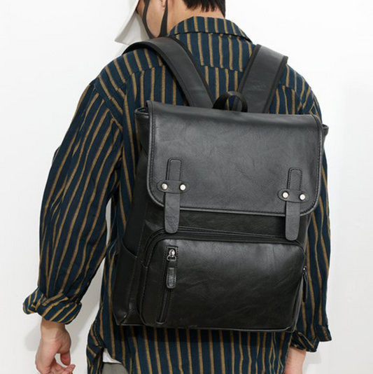 VINTAGE LEATHER OFFICE BACKPACK