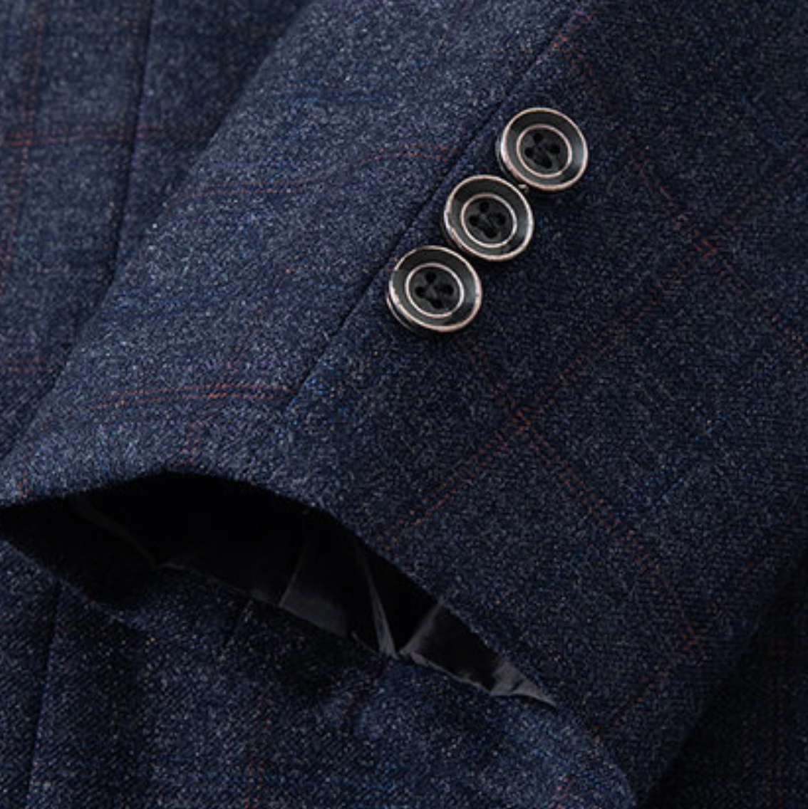 CLASSIC PLAID WOOL BLAZER