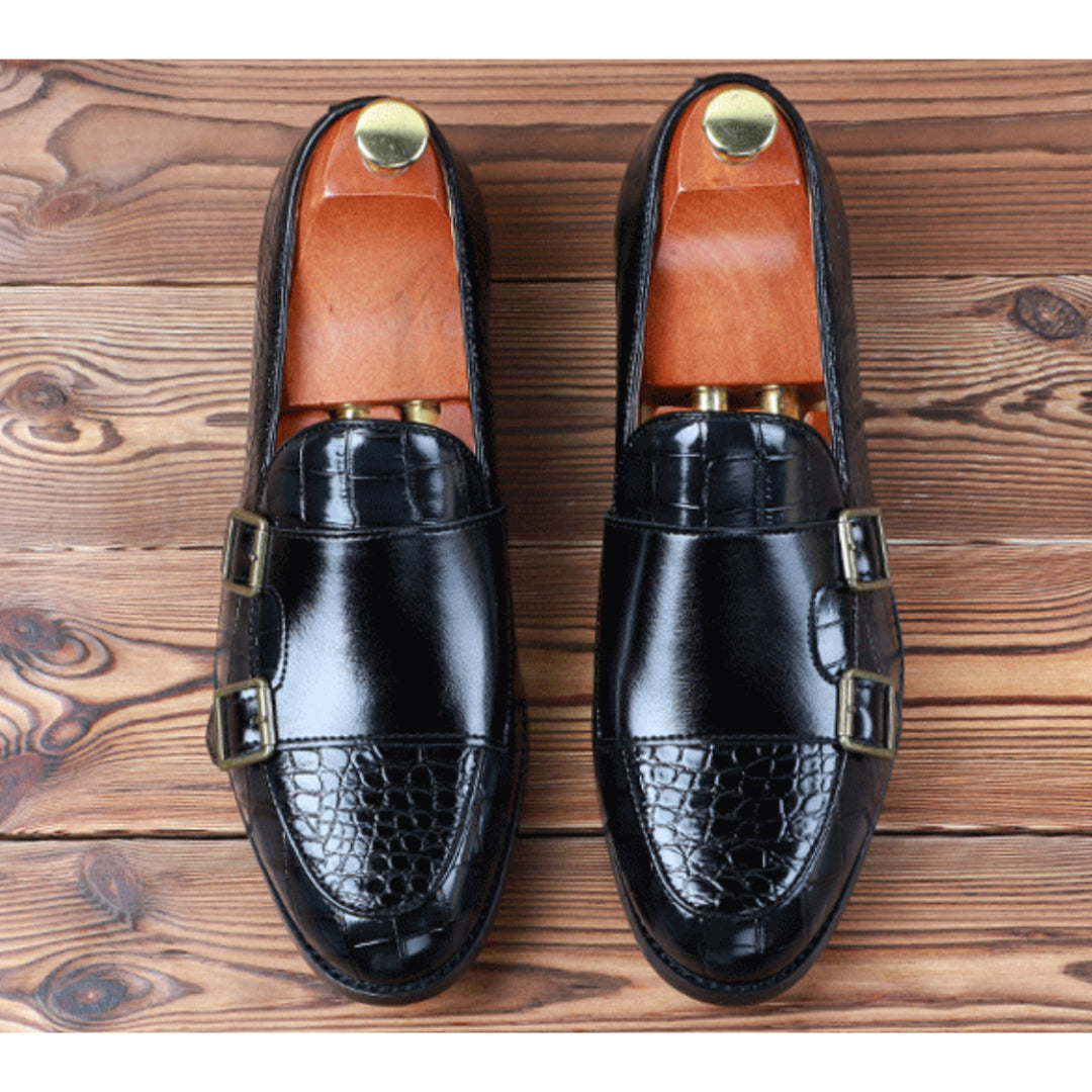 DOUBLE BUCKLE LOAFERS