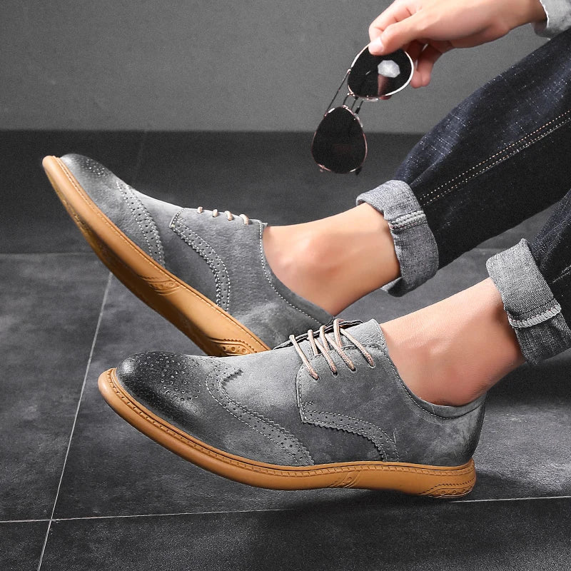 BRITISH CASUAL BROGUE SHOES