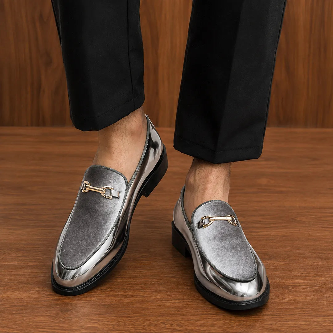 Sleek Moc Toe Loafers