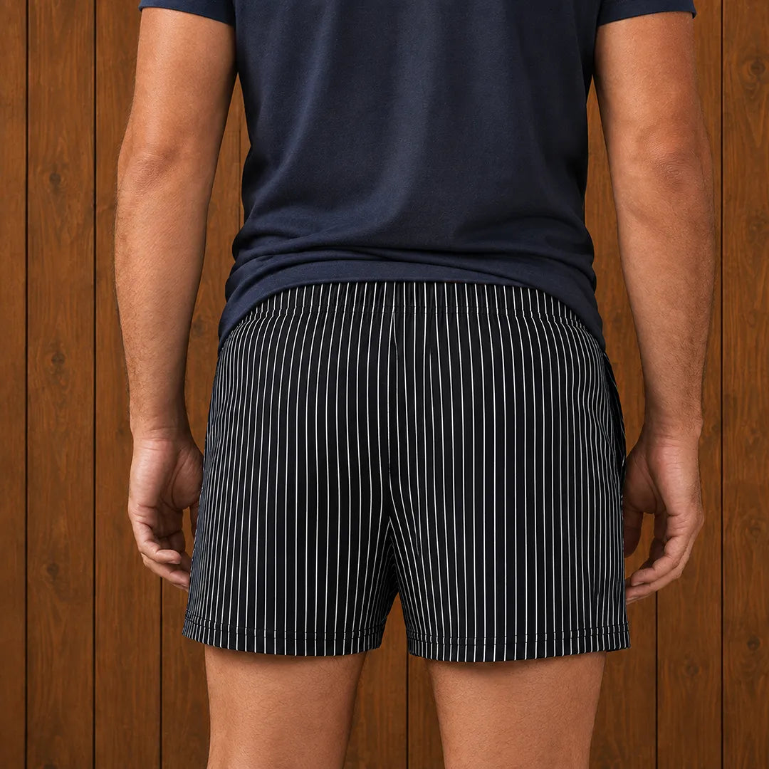 Striped Casual Boxer Briefs