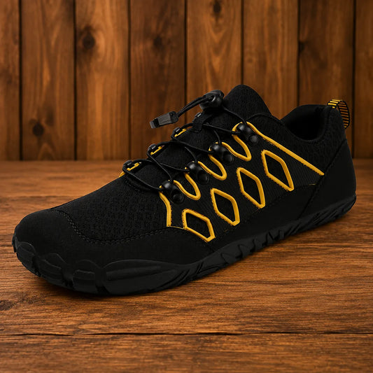 Textured Mesh Casual Sneakers