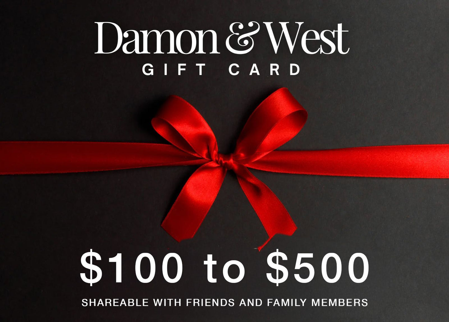 Damon & West Gift Card