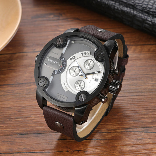 LUXURIOUS DUAL TIME WATCH