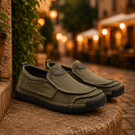 Casual Canvas Slip-On Loafers