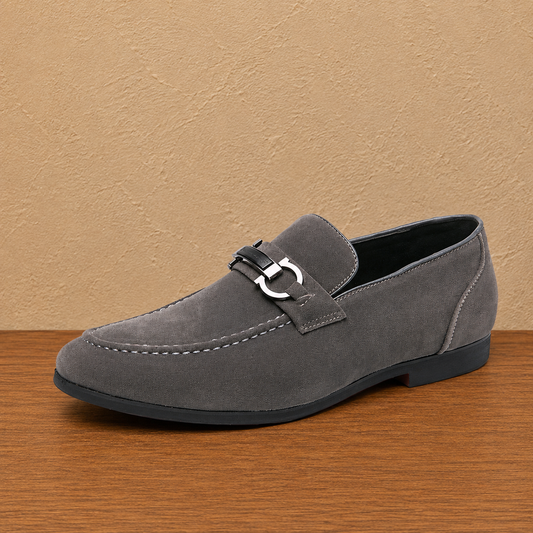Suede Horsebit Loafers