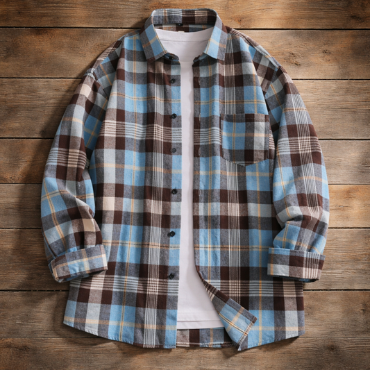 Cotton Plaid Shirt
