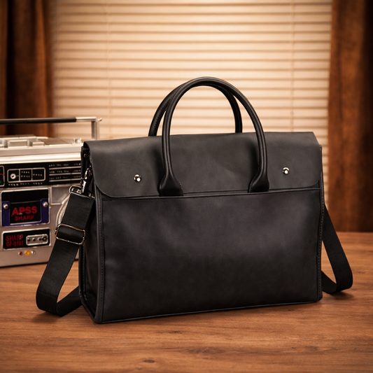 Sleek Leather Briefcase
