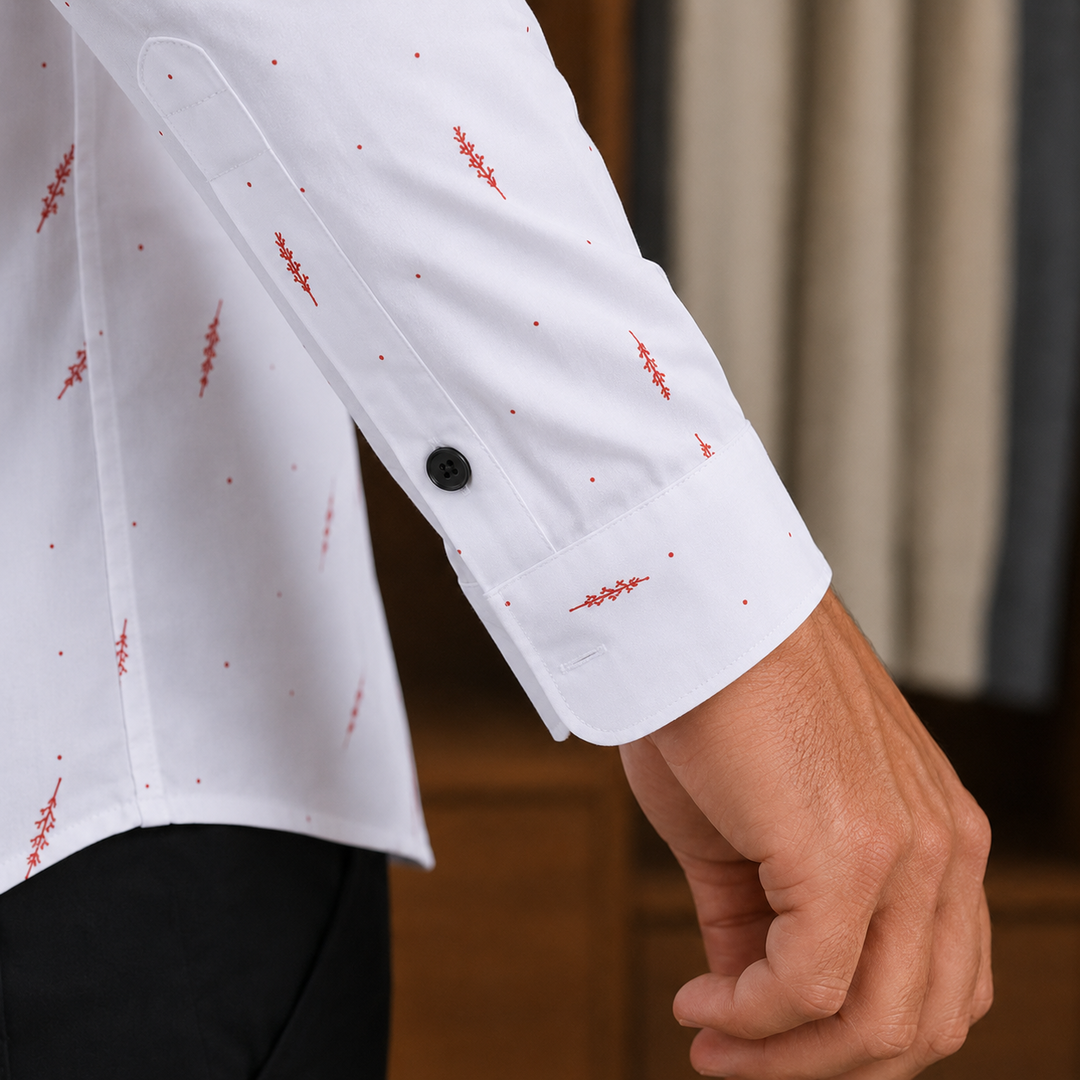 Collared Button-Up Shirt